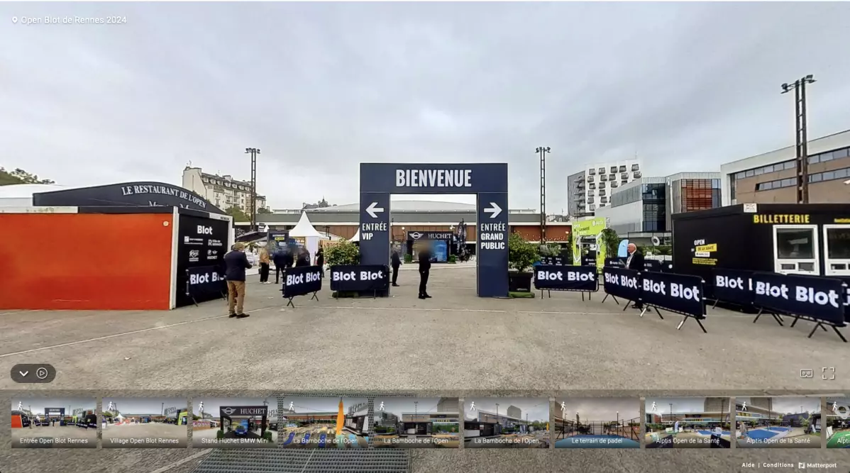 Entrée Village Open Blot Rennes 2024