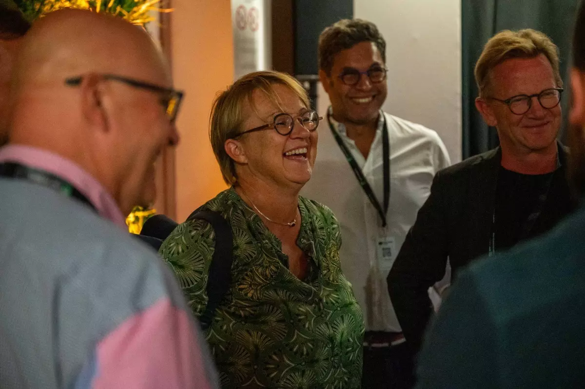 Nathalie Appéré, Maire de Rennes, en visite à l'Open Blot Rennes